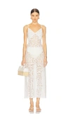 Onia Burnout Slip Dress In White