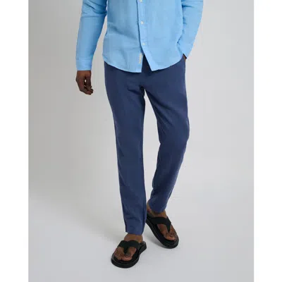 Onia Button Front Elastic Linen Pant