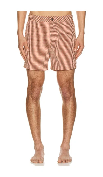 Onia Calder Buckle 5 Swim Trunk In Multi