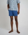 Onia Calder Buckle 5" Swim Trunk In Pool Blue