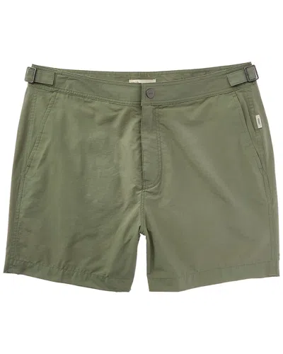 Onia Calder Buckle Swim Trunk In Neutral
