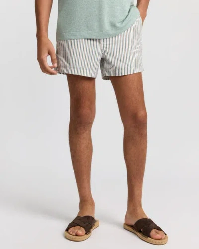 Onia Calder Side Elastic 4"  Swim Trunk In Multi