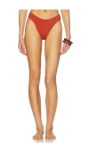 Onia Capri Bikini Bikini Bottom In Red