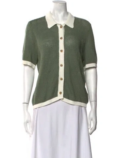 Pre-owned Onia Cashmere Sweater In Green