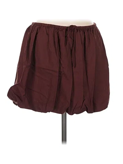 Pre-owned Onia Casual Skirt In Burgundy