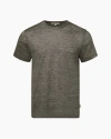 Onia Chad Linen Tee In Heather Grey