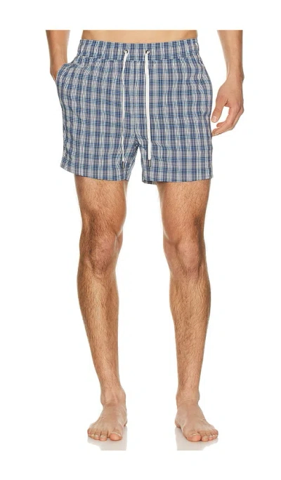 Onia Charles 4 Swim Trunk In Blue