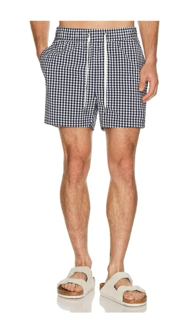 Onia Charles 4 Swim Trunk In Blue