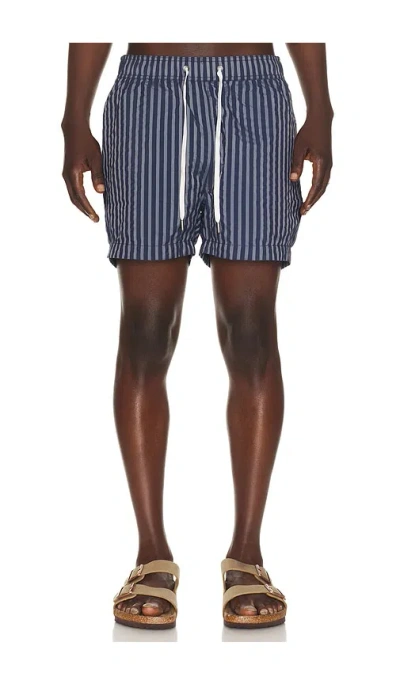 Onia Charles 4 Swim Trunk In Blue