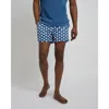Onia Charles 4 Swim Trunk In Dark Blue Multi