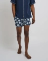Onia Charles Slim-fit Straight-leg Mid-length Printed Swim Shorts In Deep Navy Multi