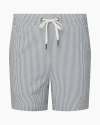 Onia Charles 5 Swim Trunks In Deep Navy/white