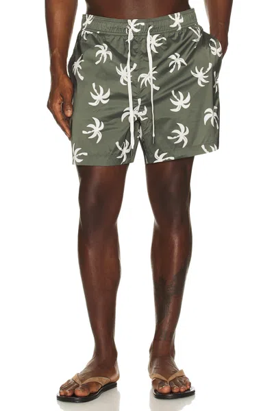 Onia Charles 5 Swim Trunk In Green