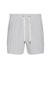 Onia Charles 5 Swim Trunk In Gray