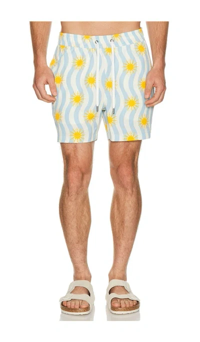 Onia Charles 5 Swim Trunk In White