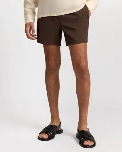 Onia Charles 5" Swim Trunk In Brown