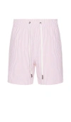 Onia Charles 5 Swim Trunk In Rose White