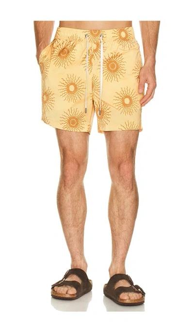 Onia Charles 5 Swim Trunk In Yellow