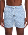 Onia Charles Swim Trunks 5 Baby Blue Multi In Blue