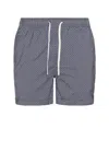 Onia Charles Swim Trunks 5 Diamand Geo Deep Navy In Blue