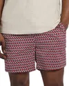 Onia Charles Printed 5 Swim Trunks In Picante Multi