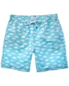 Onia Deep Sea Charles Swim Trunks In Agua Multi In Multi