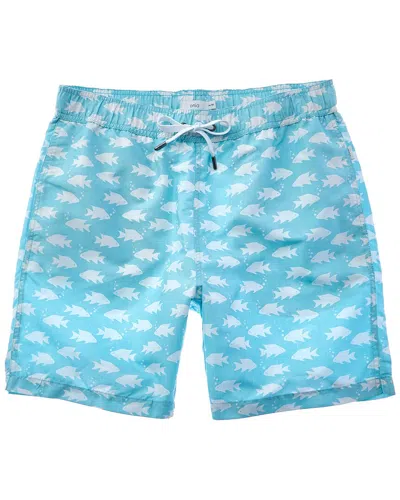 Onia Deep Sea Charles Swim Trunks In Agua Multi