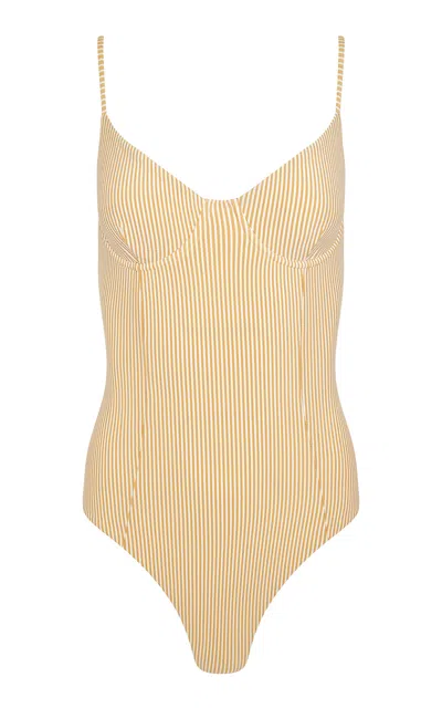 Onia Chelsea Swimsuit In Yellow
