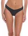 Onia Low-rise Bikini Bottom In Blue