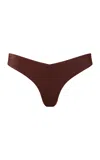Onia Chiara Bikini Bottom In Brown