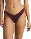 Onia Chiara Bikini Bottom In Brown