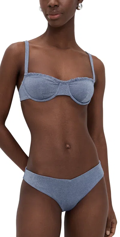 Onia Chiara Bikini Bottoms Periwinkle In Purple