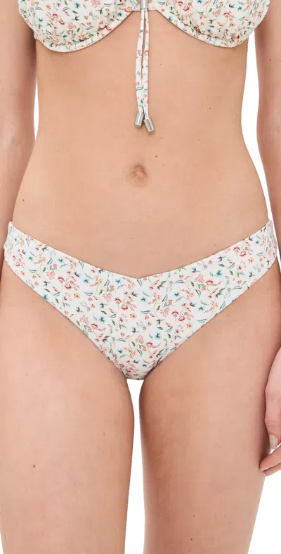 ONIA CHIARA BIKINI BOTTOMS WHITE MULTI