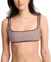 Onia Claire Tricot Bikini Top In Multi