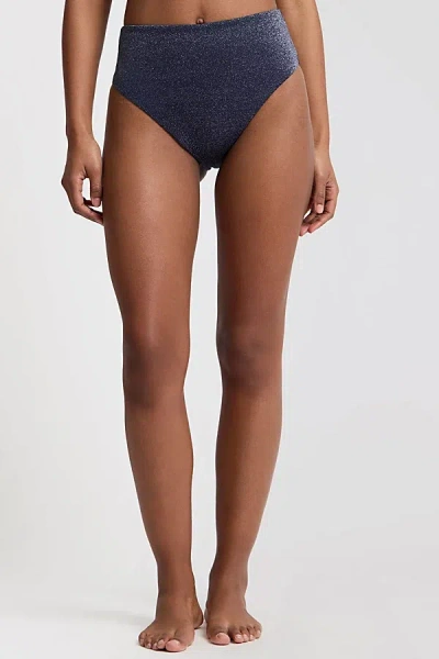 Onia Clara Bikini Bottom In Noir Navy, Women's At Urban Outfitters In Blue