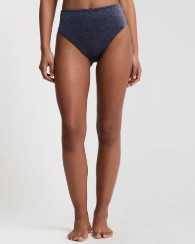 Onia Clara High-rise Bikini Bottom In Transparent