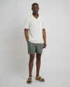 Onia Classic Pull On Linen Short 6" In Green
