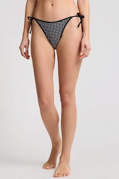 Onia Cleo Bikini Bottom In Black/white, Women's At Urban Outfitters