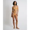Onia Cleo Bikini Bottom In Sunset/white