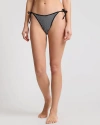 Onia Cleo String-tie Bikini Bottom In Black