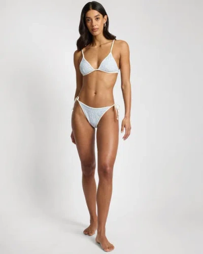 Onia Cleo String-tie Bikini Bottom In White