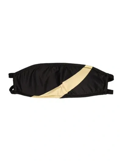 Pre-owned Onia Colorblock Pattern Top In Black