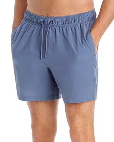 Onia Comfort Lined 6 Swim Trunks In Blue Grey