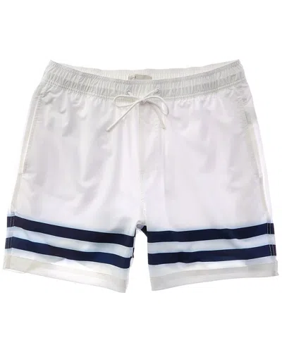 Onia Comfort-lined Swim Trunk In White