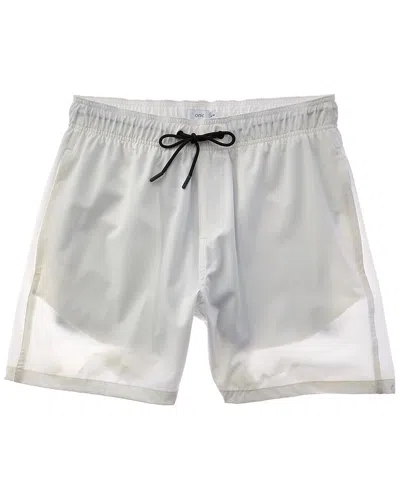 Onia Comfort Lined Swim Trunk Short In Gray