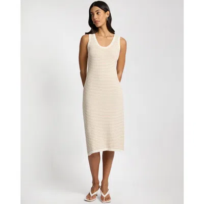 Onia Cotton Boucle Tank Dress In Neutral