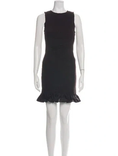 Pre-owned Onia Crew Neck Mini Dress W/ Tags In Black