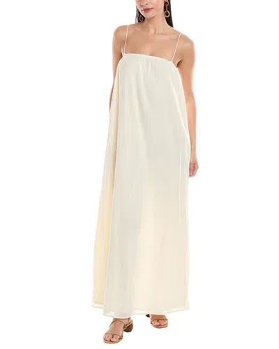 Onia Crinkle Gauze Maxi Dress In Neutral