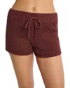 Onia Crochet-knit Cotton-blend Micro Shorts In Brown