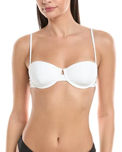 Onia Dalia Bikini Top In White